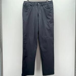 Lululemon ABC Classic-Fit Trouser Mens 33‎ x 34 Stretch Cotton VersaTwill Gray
